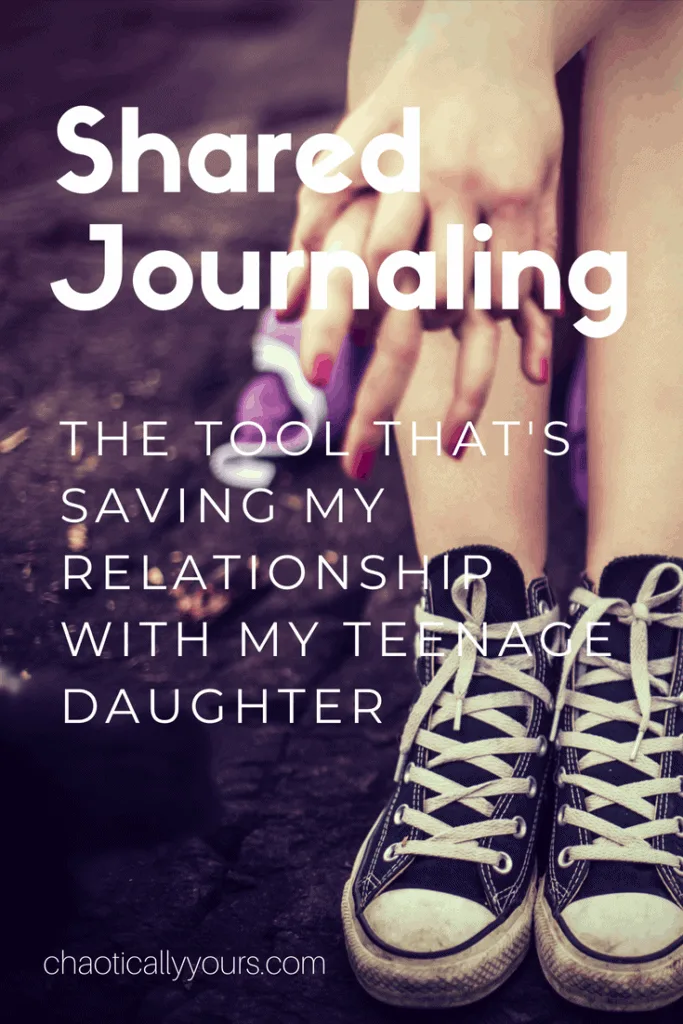 shared journaling with teens