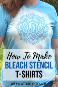 How To Make Bleach Stencil T-shirts Pin