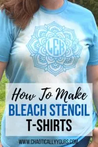 How To Make Bleach Stencil T-shirts Pin