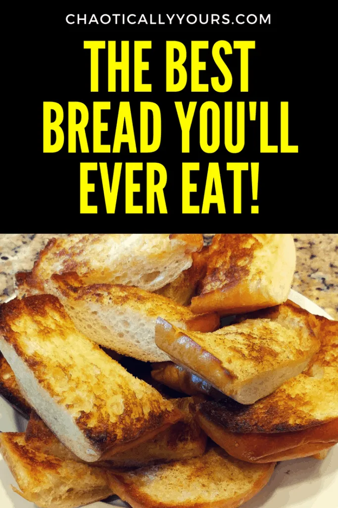This easy bread recipe puts garlic bread to shame! Just 10 minutes and you'll have the best bread ever!