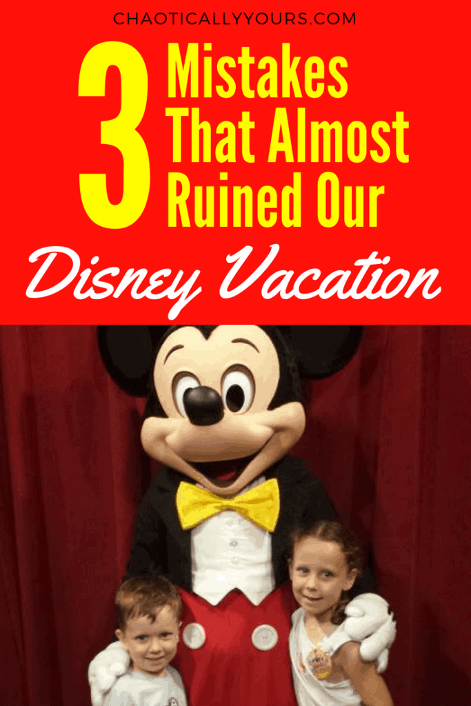 Have a great Disney Vacation by avoiding these mistakes!
