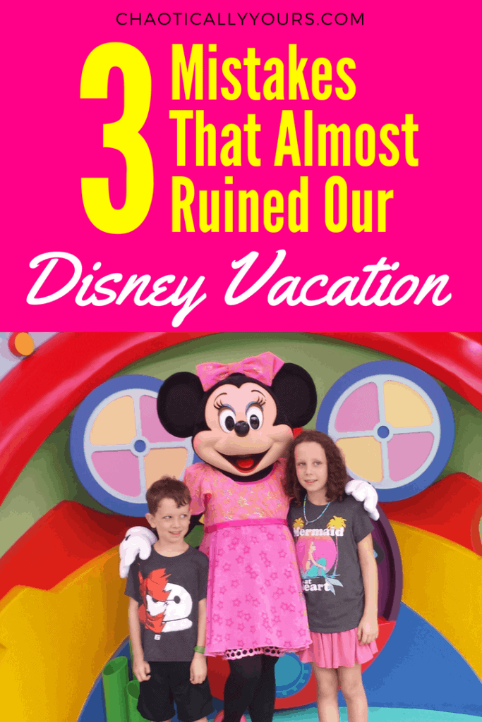 Don't ruin your trip by making these common Disney mistakes