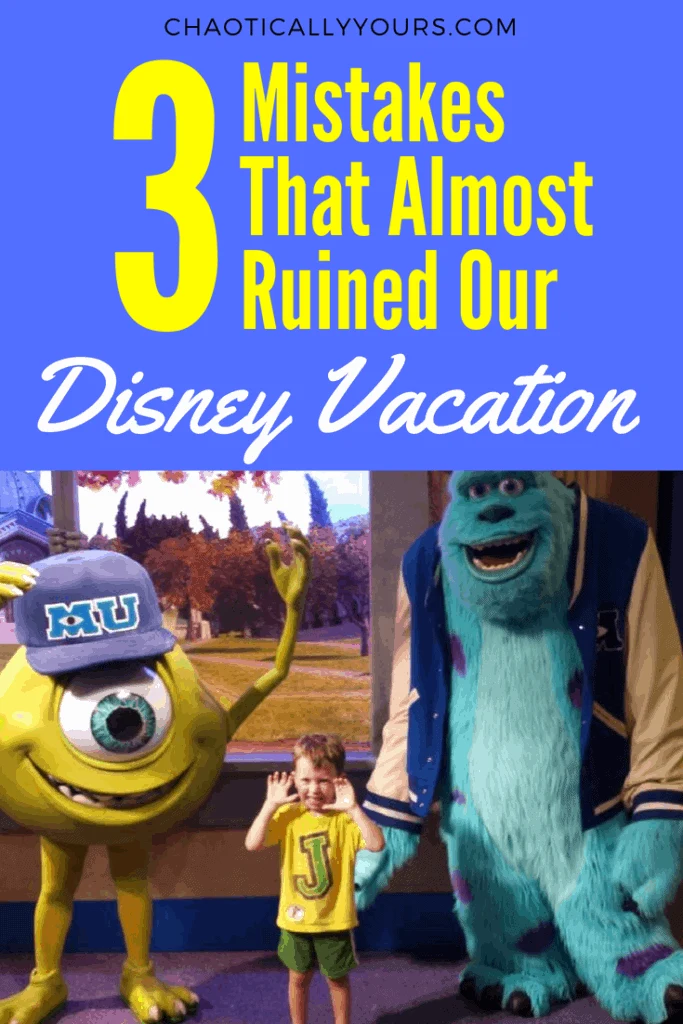 Don't make these 3 mistakes that could ruin your Disney Trip before it begins!