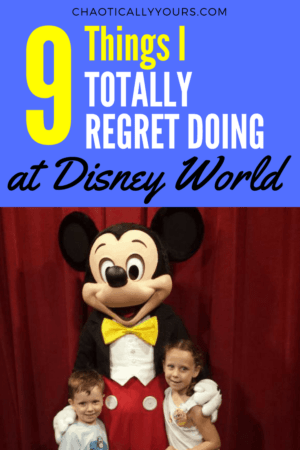 Disney World Regrets: Things I Wish I Never Did At Walt Disney World ...