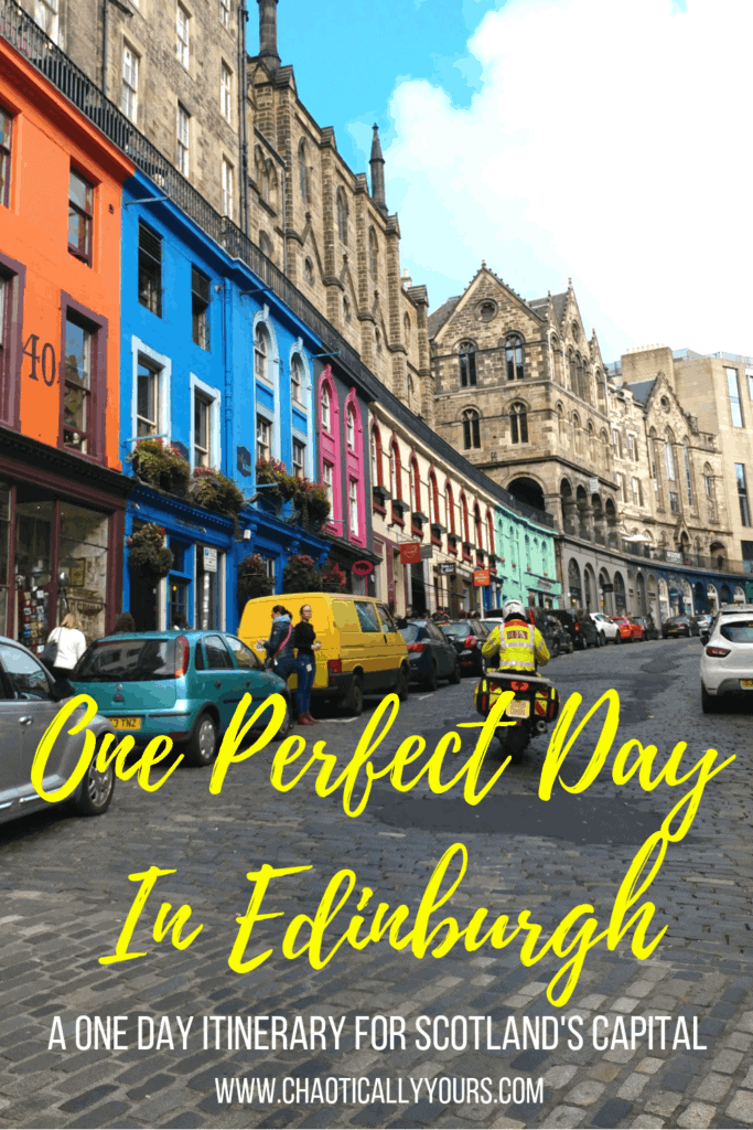 Enjoy beautiful Edinburgh, Scotland, even if you one have time for a one day itinerary