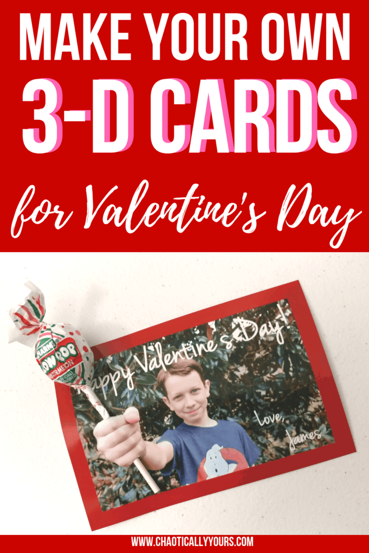 Make these easy 3-D Valentine's Day Cards with just a few steps!