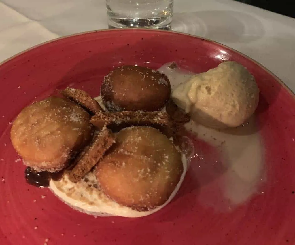 Smores bomboloni at the California Grill at the Contemporary Resort in Walt Disney World