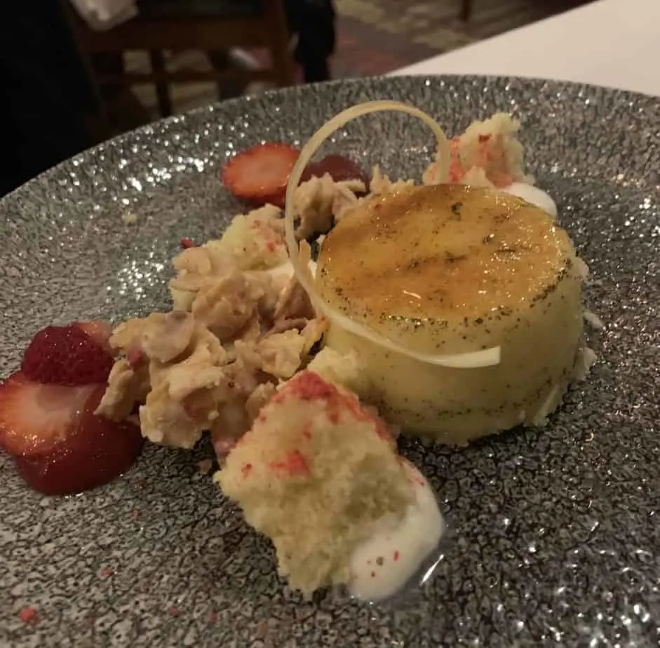 Strawberry Creme Brulee at the California Grill at the Contemporary Resort in Walt Disney World