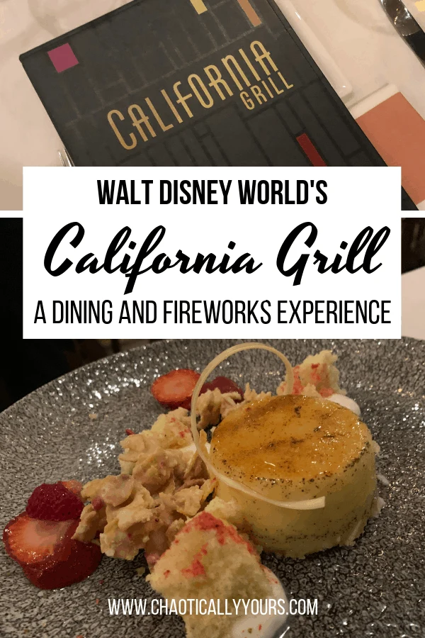 California Grill at Contemporary Resort in Walt Disney World