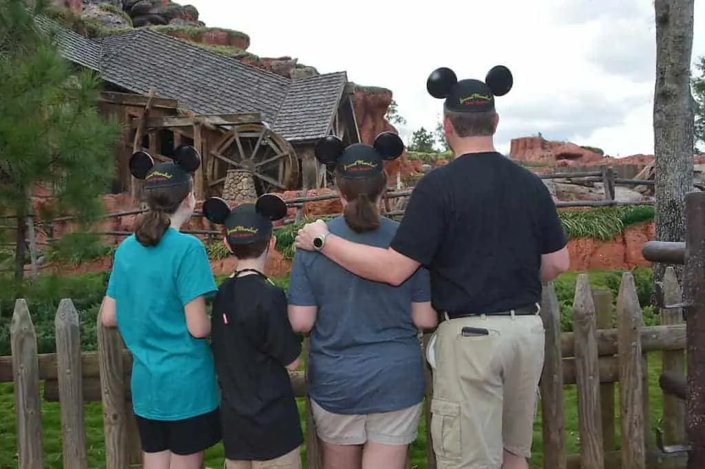 Disney Parade: Wearing our special Mickey Ears before being the Grand Marshal of the Festival of Fantasy Parade in the Magic Kingdom at Walt Disney World!