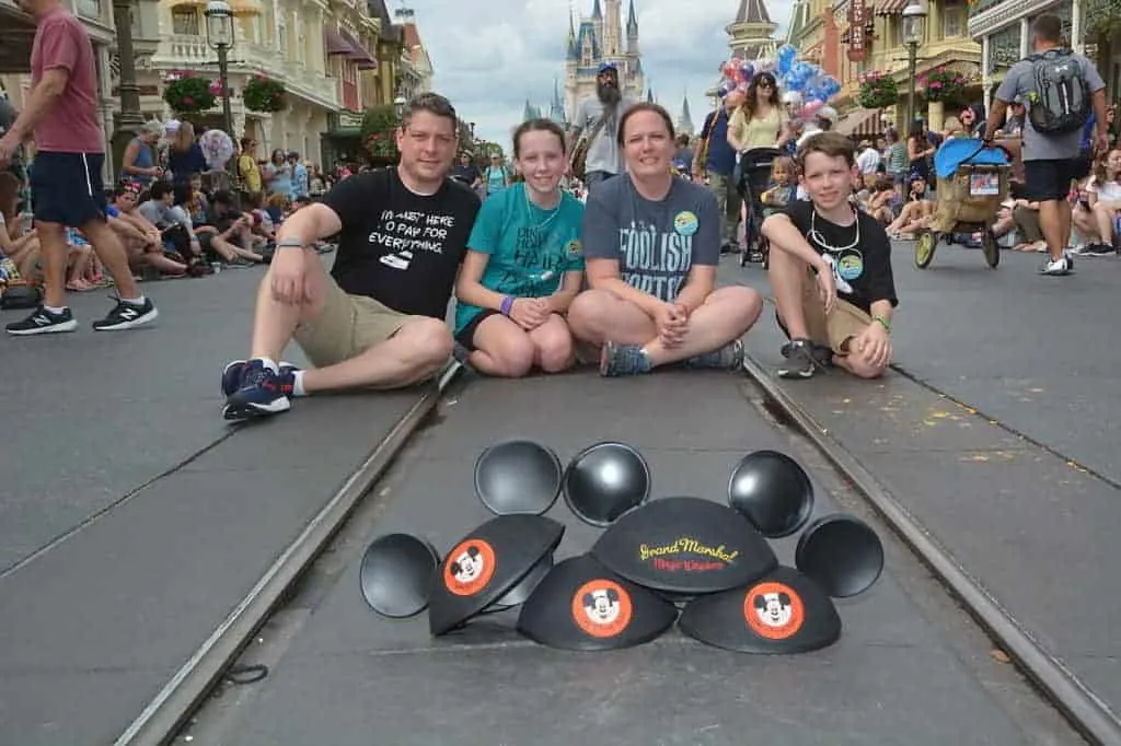 Disney Parade: The special Mickey Ears that were given to us when we were the grand marshals of the parade at Walt Disney World's Magic Kingdom. 