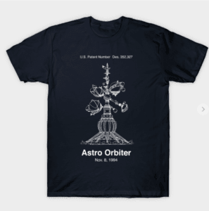 Astro Orbiter Blueprint shirt