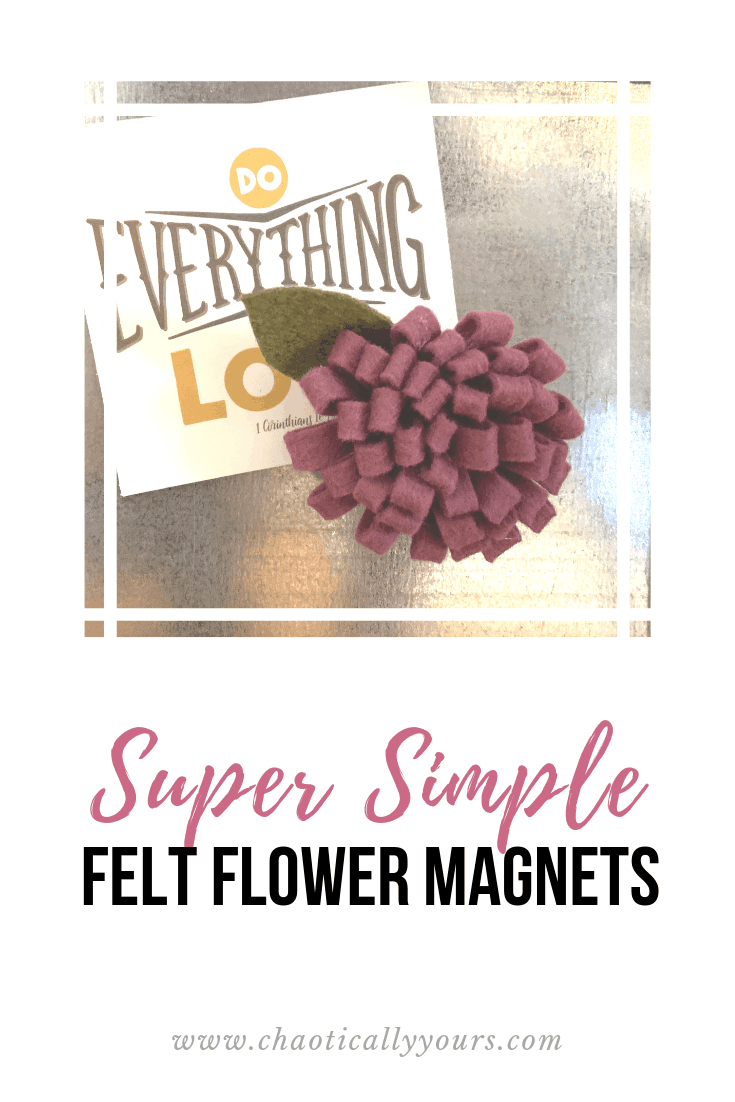 Super Easy Felt Flower Tutorial