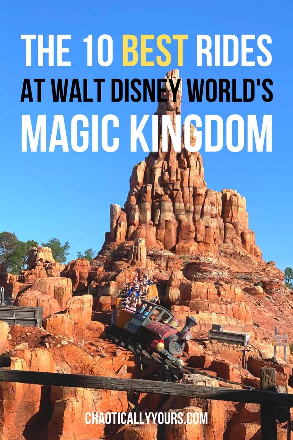 magic kingdom disney world rides