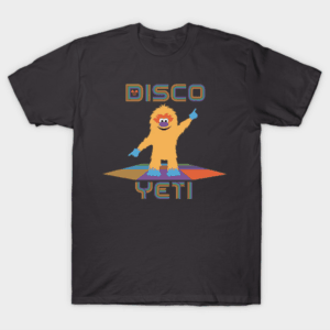 Cool shirts for Disney: Disco Yeti