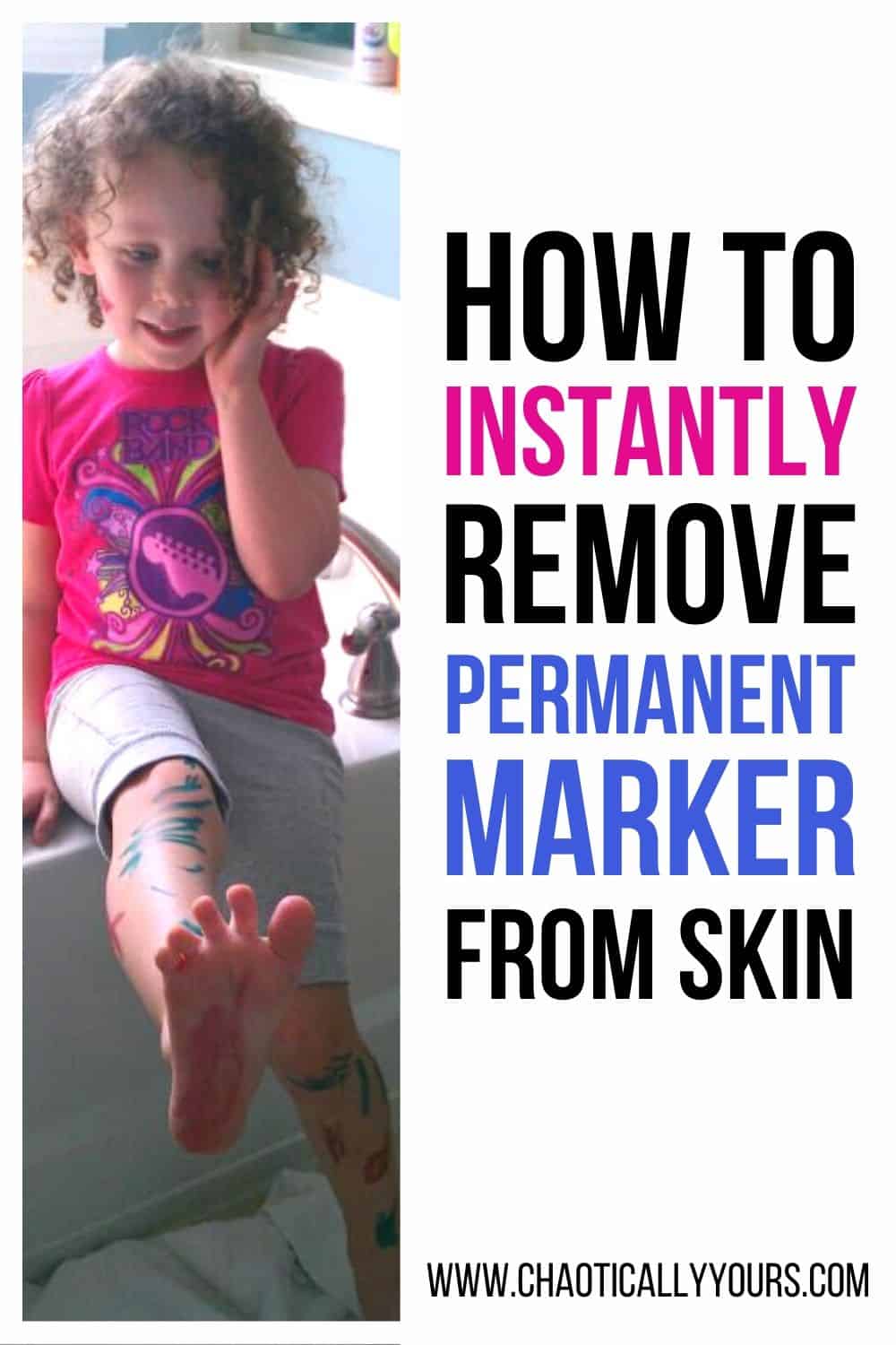 How To Instantly Remove Permanent Marker from Skin