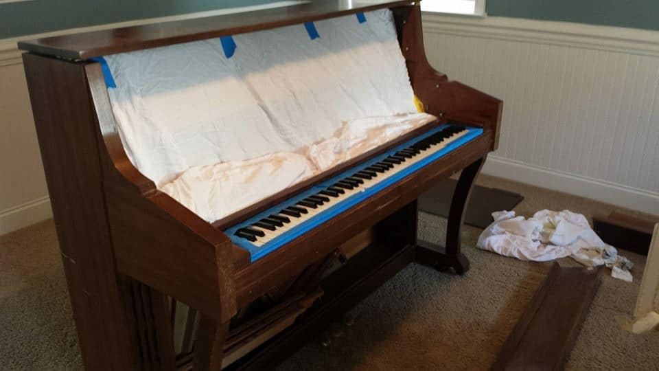 How To Paint A Piano: Areas to Cover