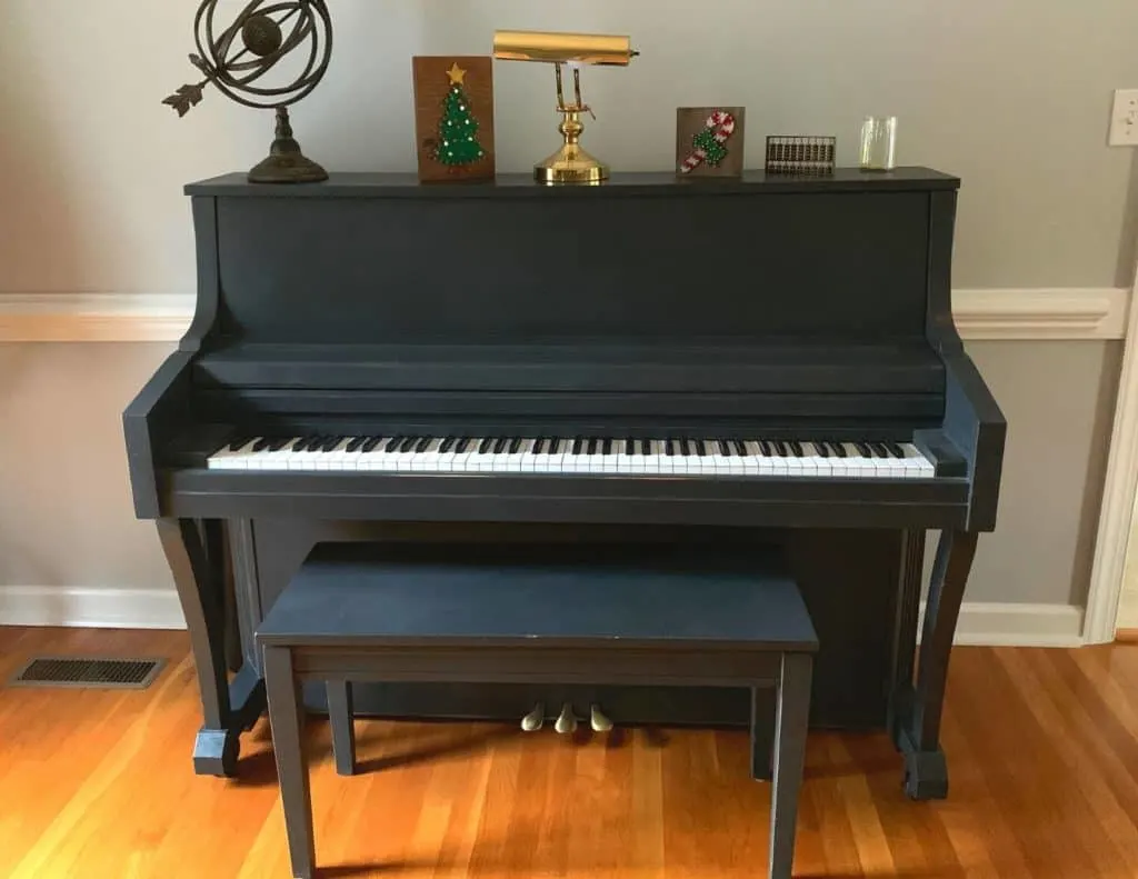 How To Paint A Piano: The Finished Product