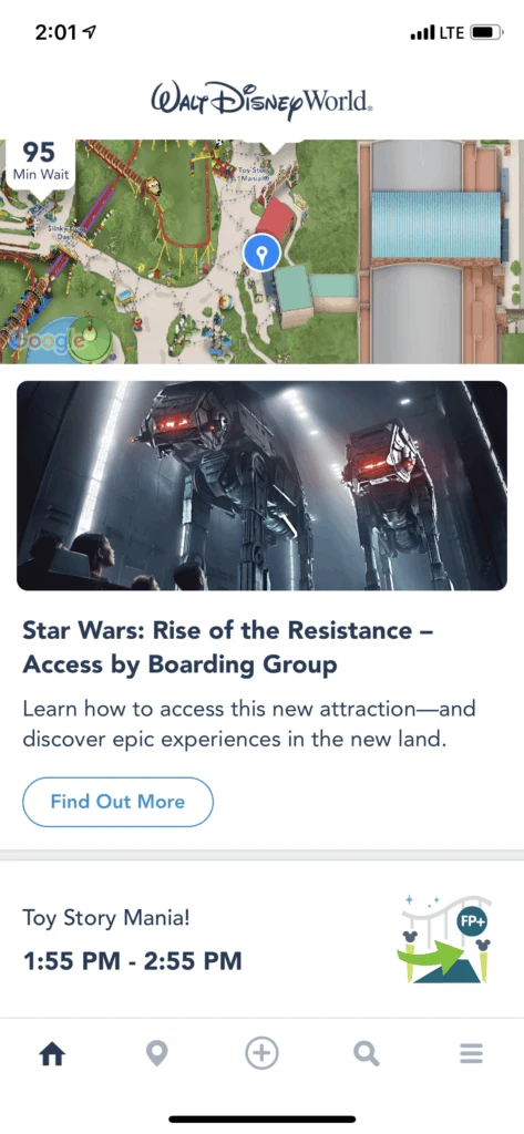 Screenshot from the Rise Of The Resistance Boarding Group Process
