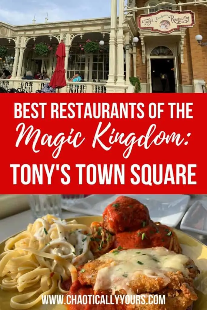 Tony's Town Square Restaurant Pinterest Image