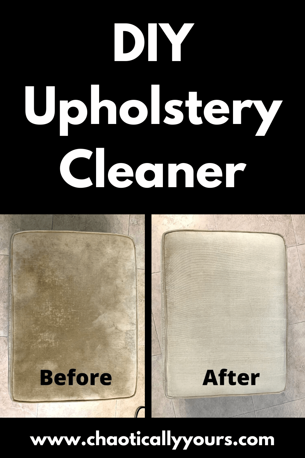 Diy Upholstery Cleaner Vs Bis Cleaning Solution What Works Better Chaotically Yours