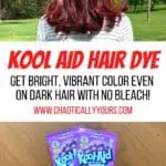 Kool aid hair dye pin image