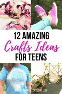 12 Amazing Craft Ideas for Teens pin image