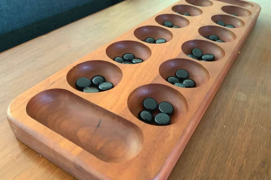 show original title Details about   Bao-Hus Two Mancala Games On A Game Board 