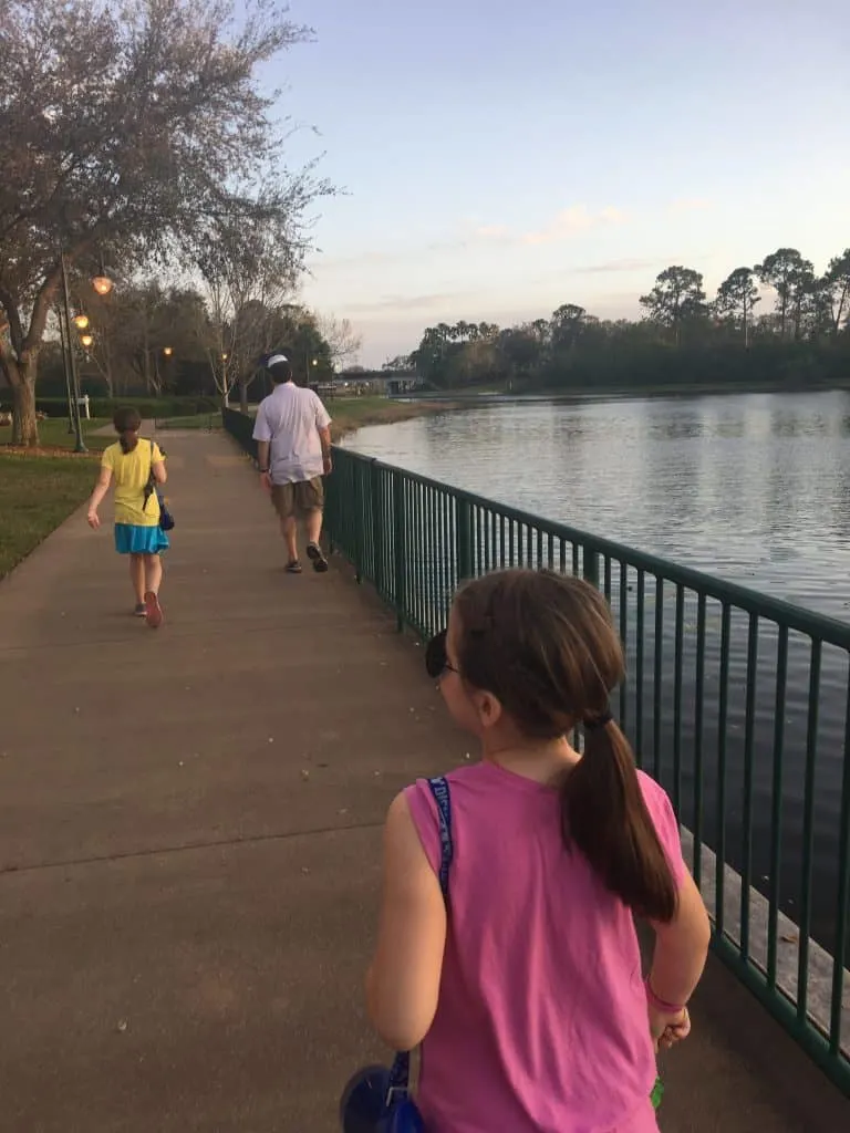 Walking to Epcot from Hollywood Studios