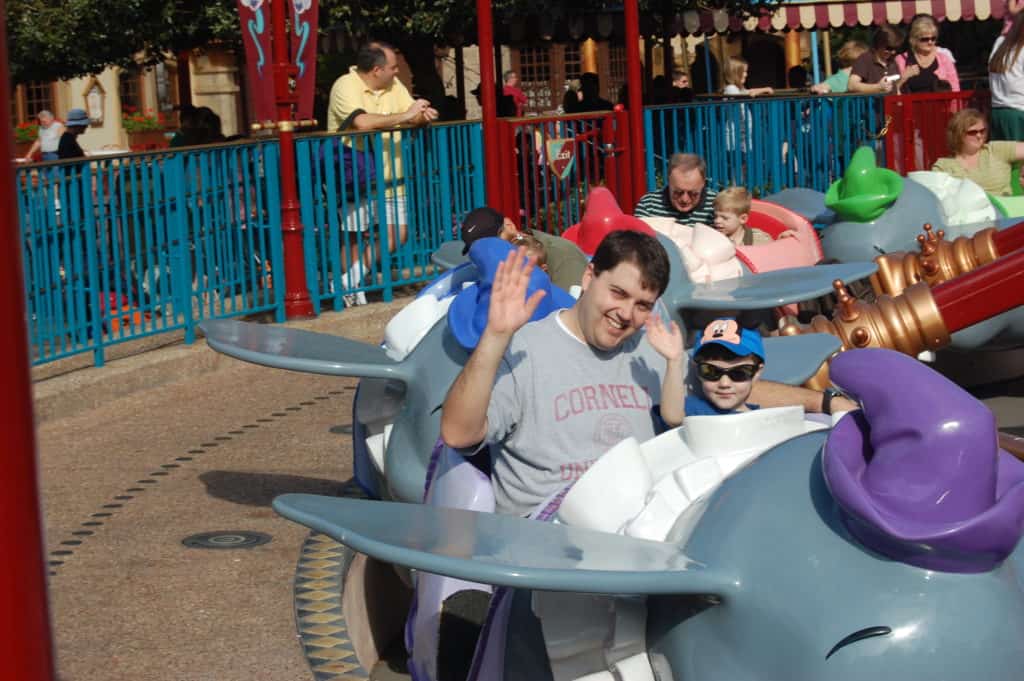 Dumbo ride at Walt Disney World