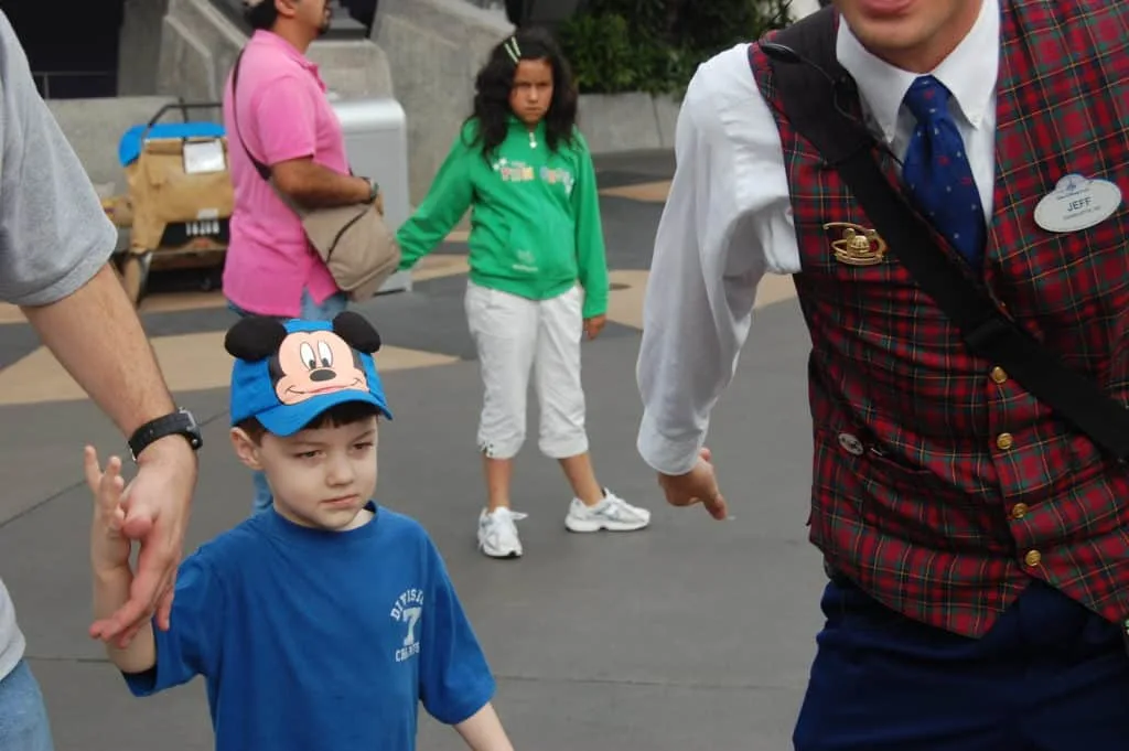 LIttle boy at Disney World