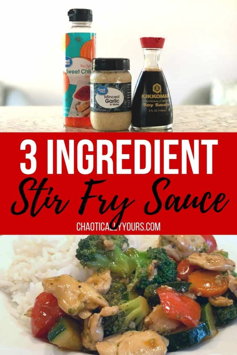 3 Ingredient Stir Fry Sauce - Chaotically Yours