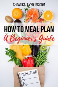 How To Meal Plan Pin Image