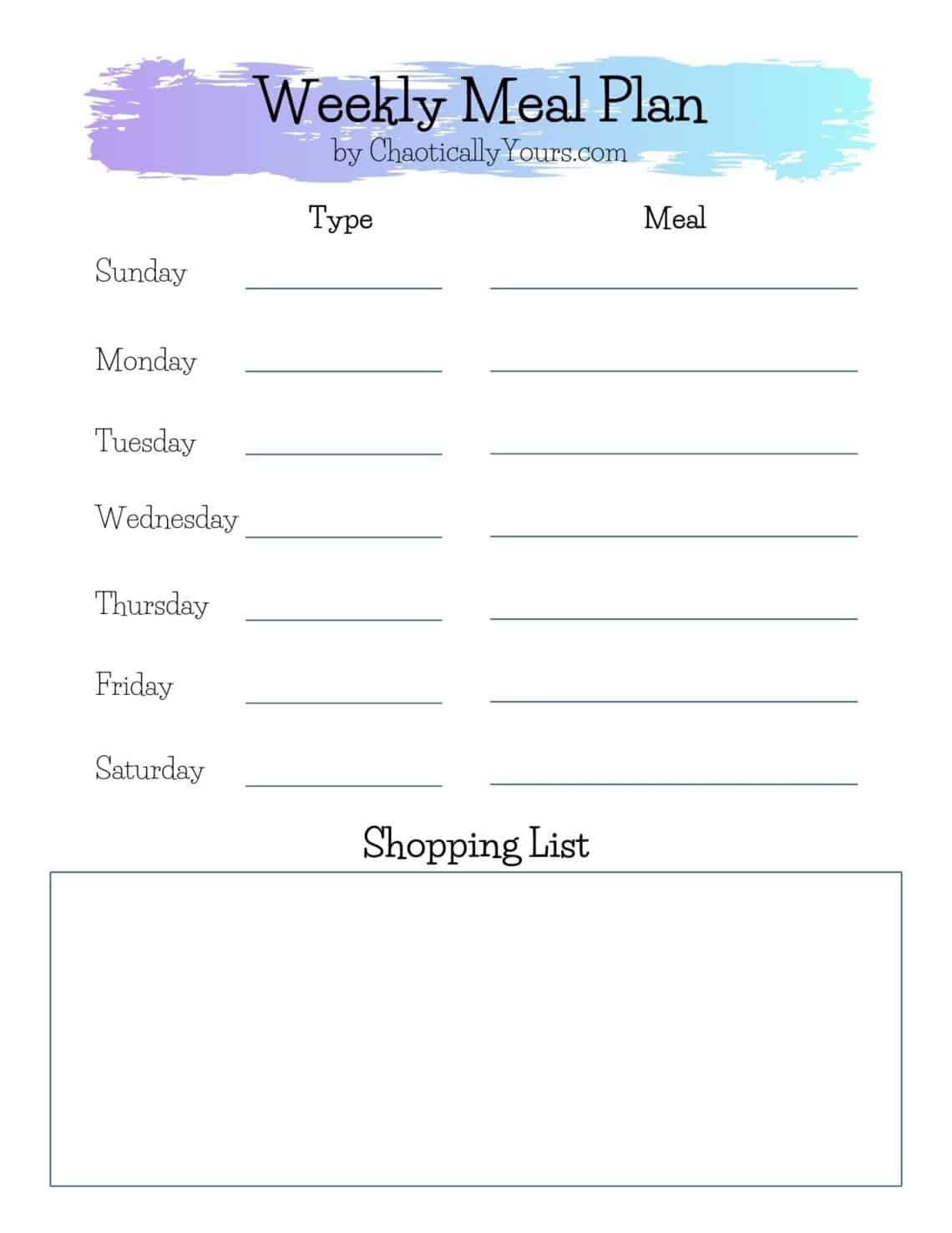 How To Meal Plan: A Beginner's Guide - Chaotically Yours