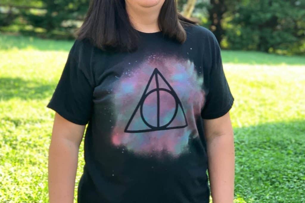 deathly hallows t-shirt finished project
