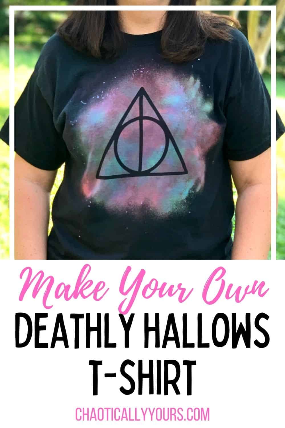 deathly hallows t-shirt pin image
