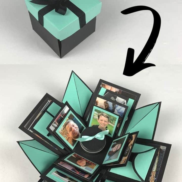 Explosion Box Gift Box, Creative Photo Album Scrapbooking Photo Album Gift  Box Love Memory Diy Handmade Surprise Box For Wedding Birthday Valentine's  | Fruugo NO