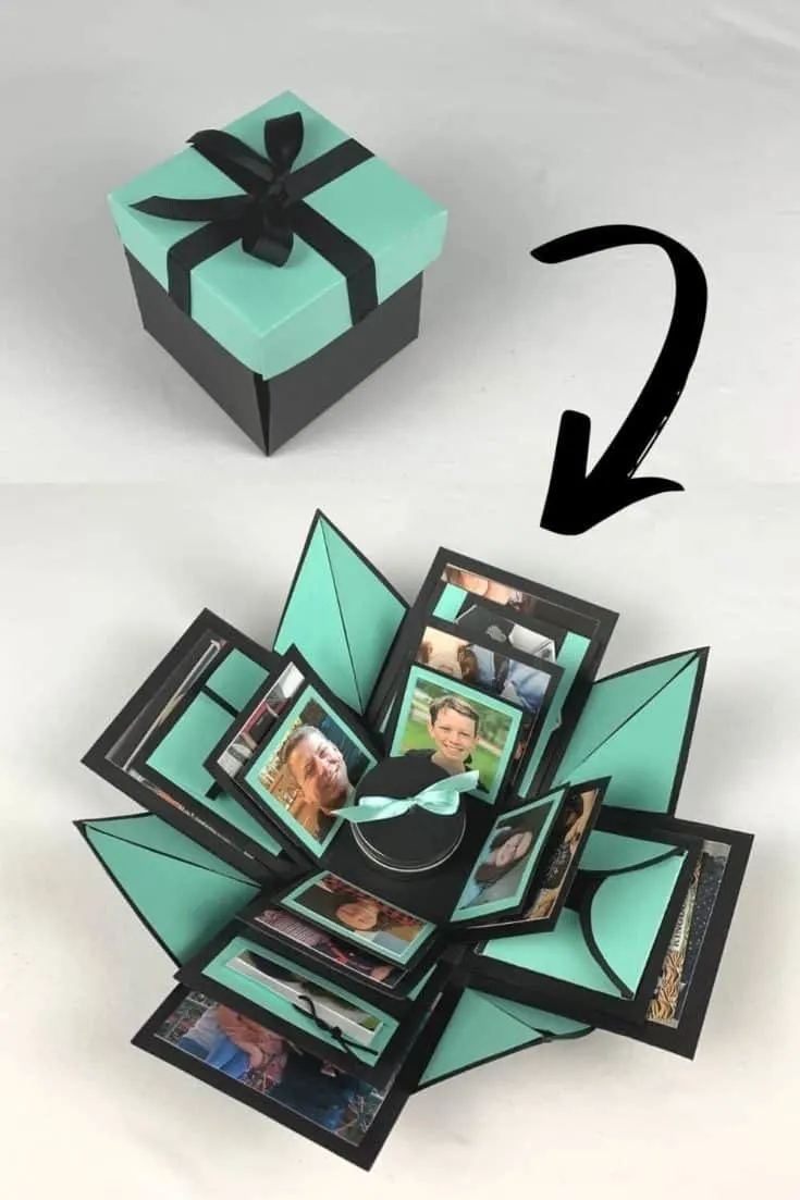 Diy Explosion Gift Box Diy Love Memory Scrapbook Photo Album - Temu