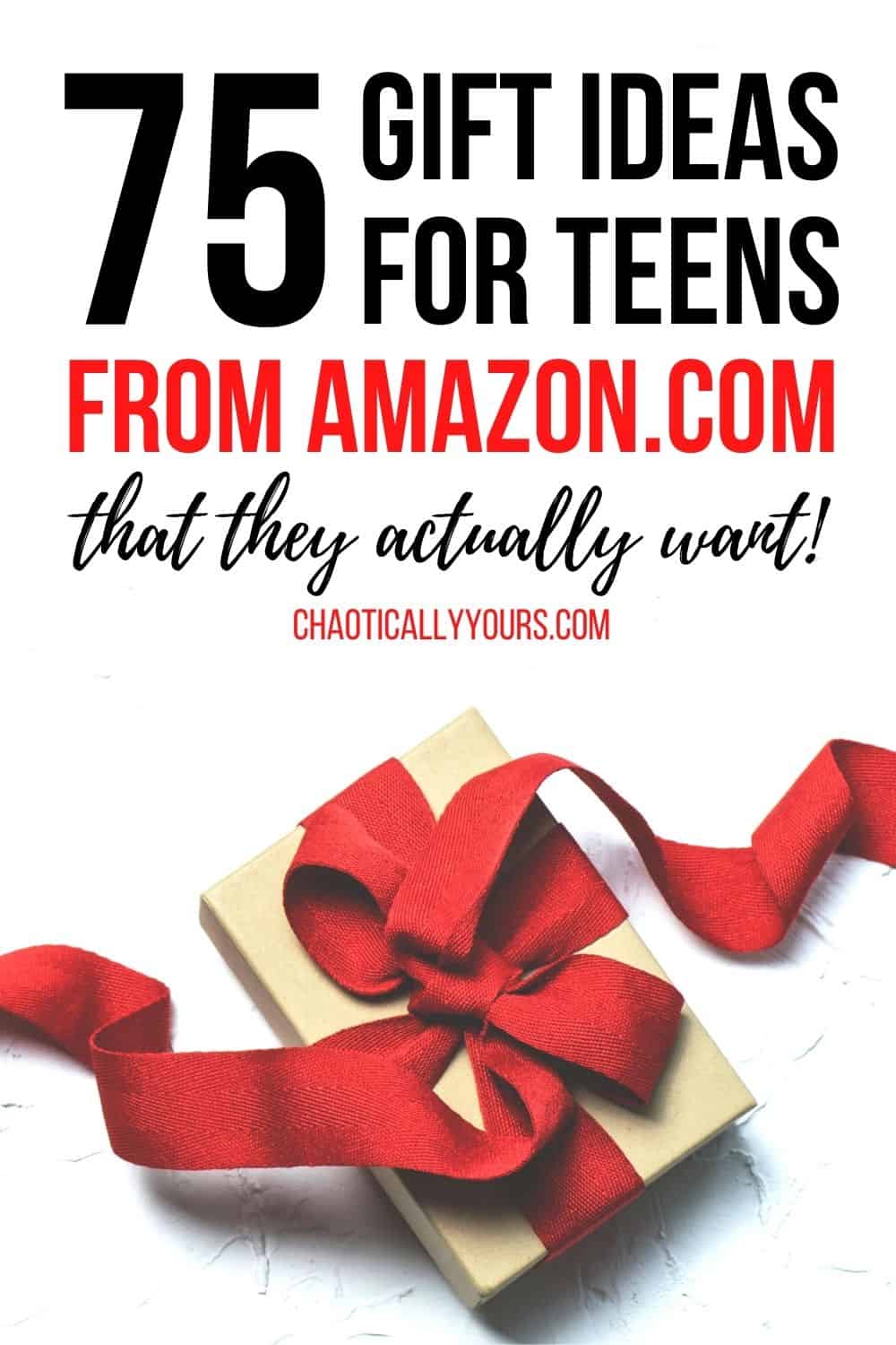 Gift Ideas for teens pin image