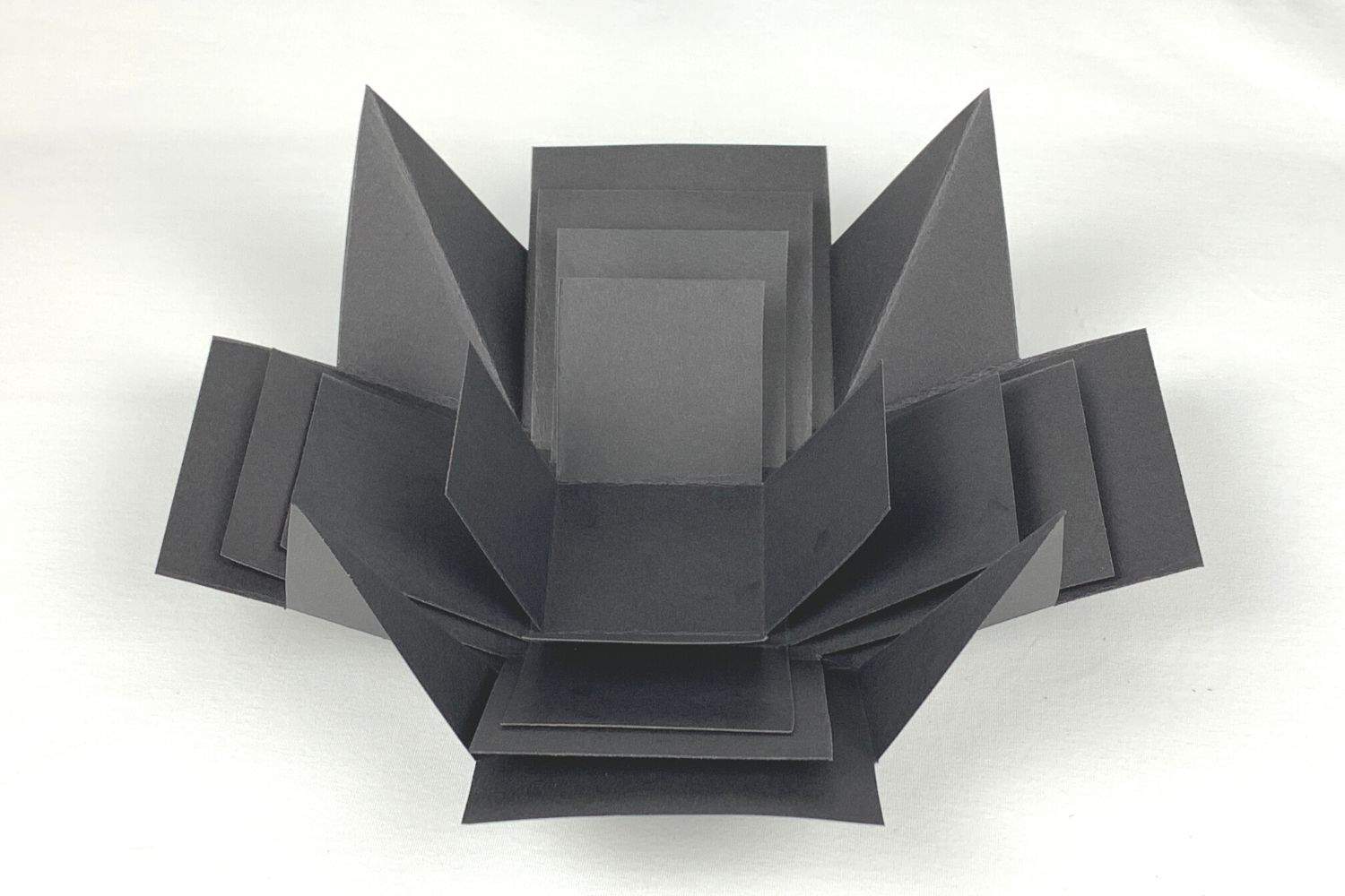 exploding box DIY origami folds
