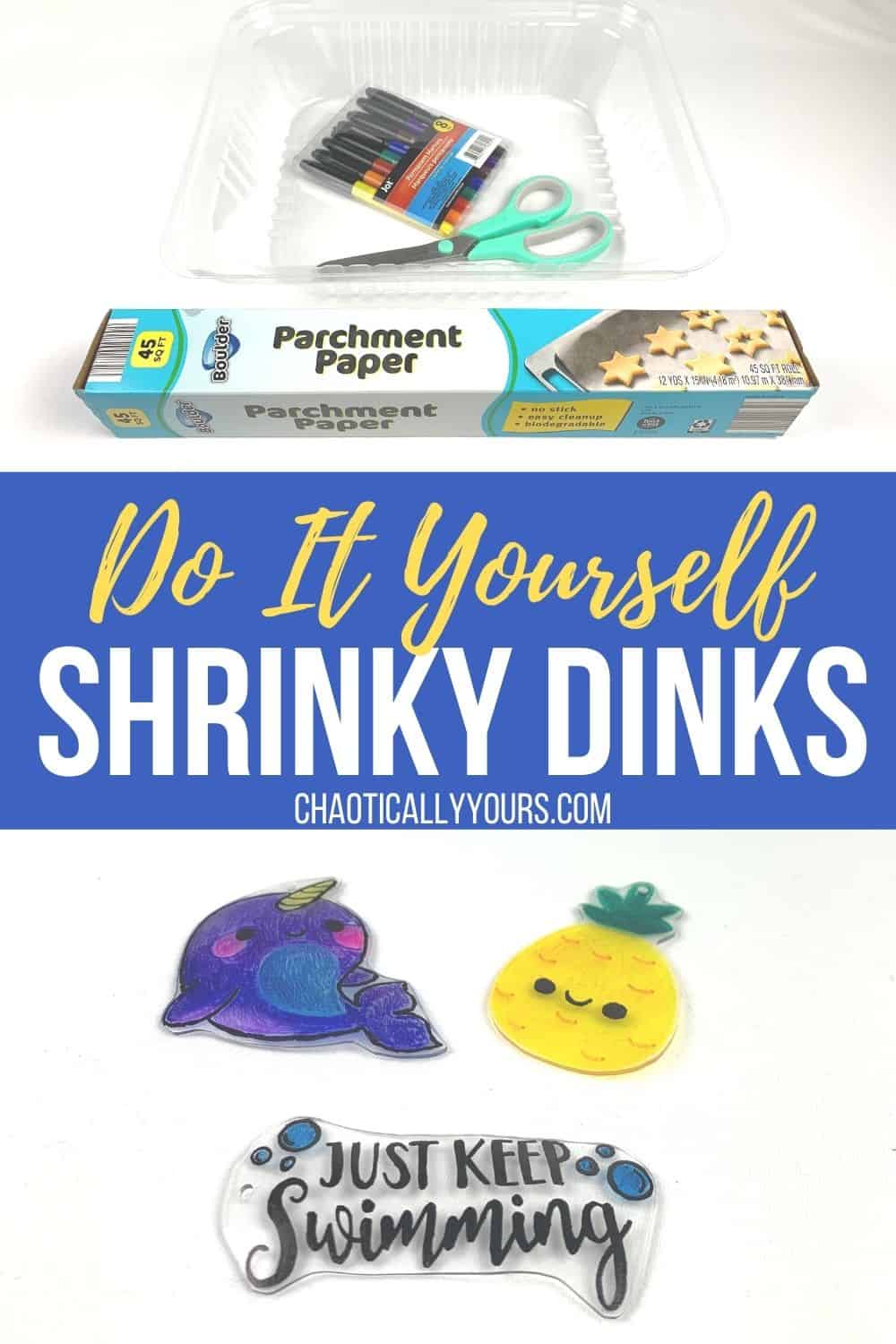 DIY Shrinky Dinks Pin Image
