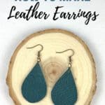 leather earrings pin image