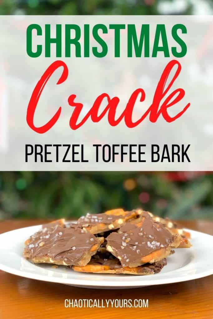 Christmas Crack Pretzel Toffee Bark Chaotically Yours 1755