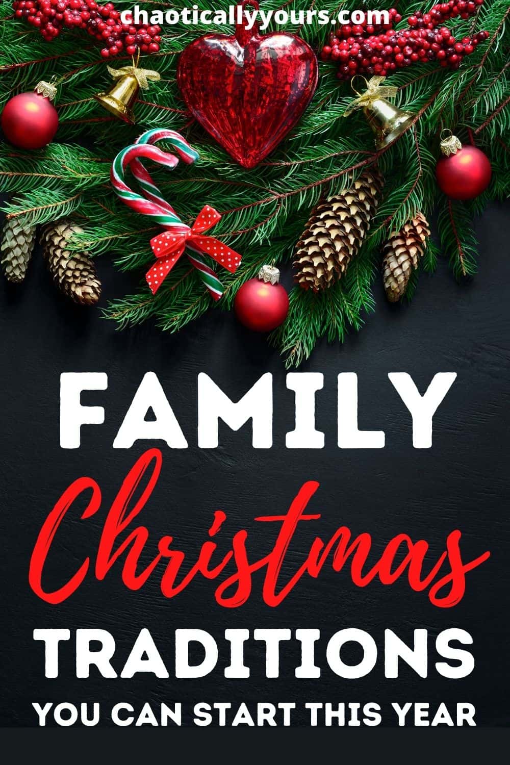 Family Christmas Traditions pin image