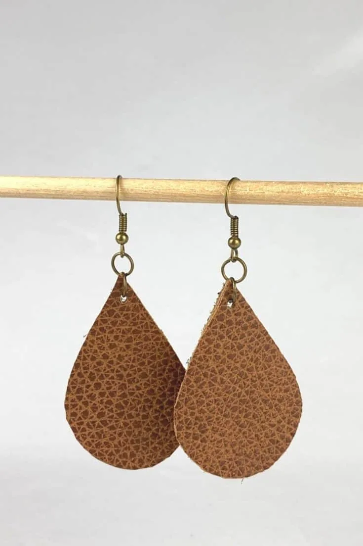 Leather Football Earrings – Buckle and Hide Leather LLC