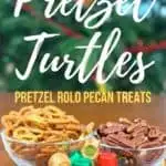 Pretzels with Rolos: The Easiest Turtle Recipe Ever - Chaotically Yours