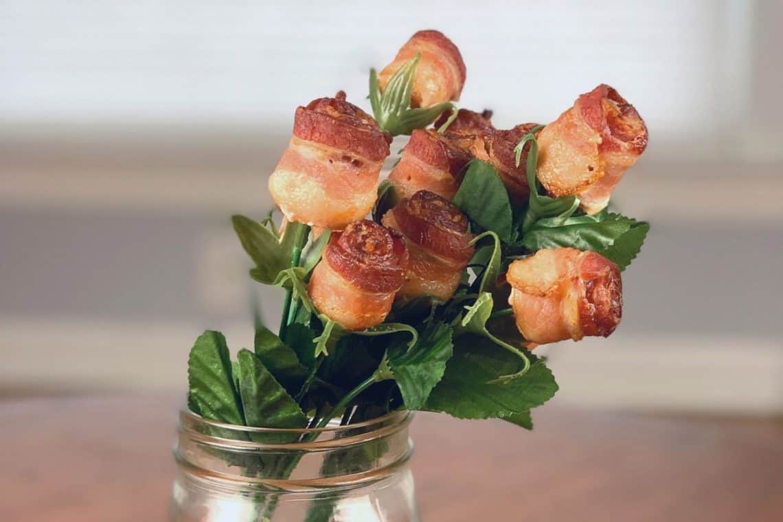 Bacon Bouquet How To Make Your Own Bacon Roses Chaotically Yours