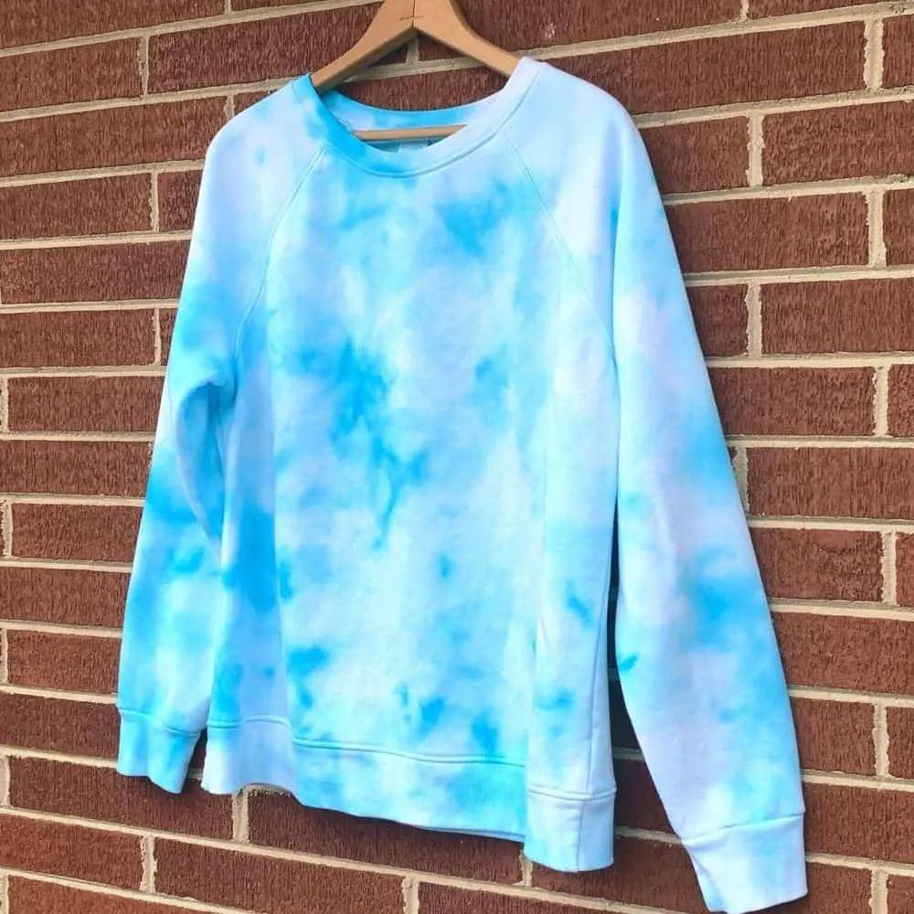 How To Tie Dye A Simple Scrunch Muck Ice Dye 