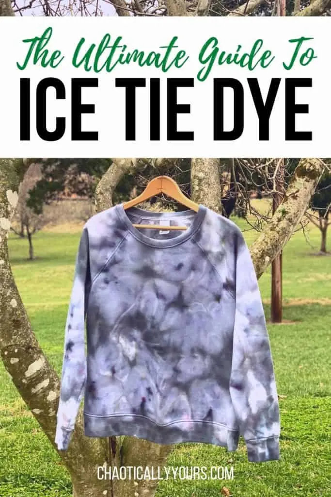 Ice tie dye pin image