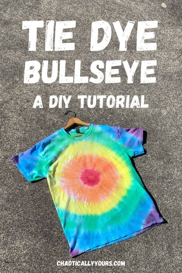 Tie Dye Bullseye: How To Make The Classic Tie Dye Pattern - Chaotically ...